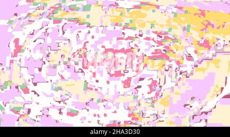 This is a illustration of Cool glitch bug screen background Stock Vector