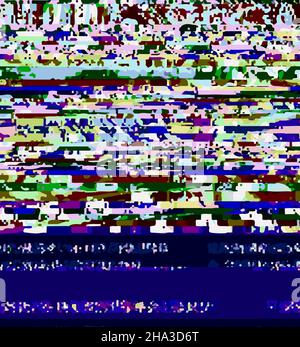 Glitch background. Screen bug effect. Stock Illustration