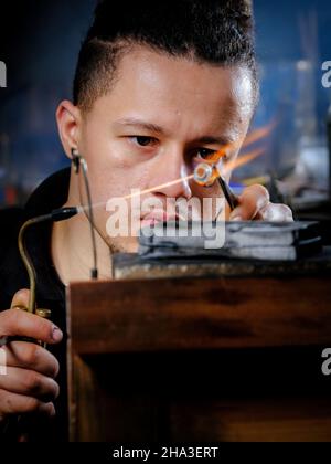 Television programme ‘All that Glitters’ series winning contestant Hugo ...