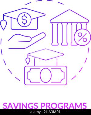 Saving option concept icon Stock Vector