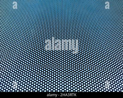 Blurred abstract background perforated pattern with moire effect. Stock Photo