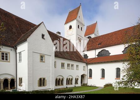 St. Johannes Baptist, Steingaden, Bavaria, Germany Stock Photo