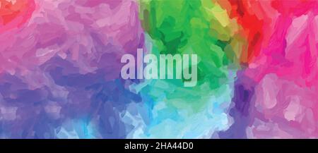 Watercolor multicolored spot paint pastel vector eps Stock Vector