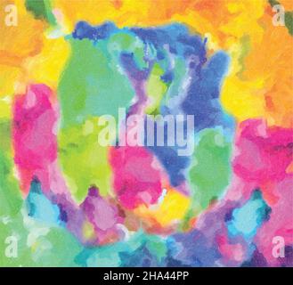 Watercolor multicolored spot paint pastel vector eps Stock Vector