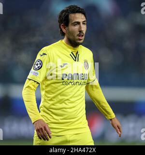 Gewiss Stadium, Bergamo, Italy, December 09, 2021, Daniel Parejo (Villarreal CF)  during  Atalanta BC vs Villarreal - UEFA Champions League football m Stock Photo