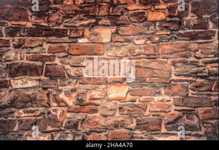 Stone masonry pastel oil watercolor vector eps Stock Vector