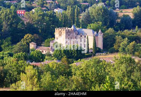 Allemagne en Provence castle, Allemagne en Provence, Alpes de Haute Provence, France, Europe, Stock Photo