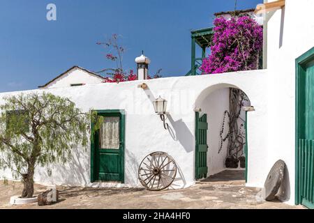 museo agricola el patio,open-air museum,founded in 1845,tiagua,lanzarote,canary islands,spain,europe Stock Photo