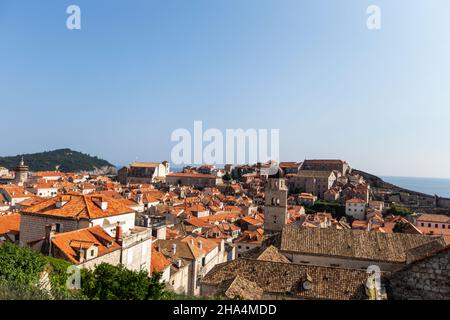 walking around dubrovnik,croatia - famous filming location for game of thrones. there its called: king's landing Stock Photo