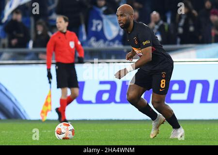 Stadio Olimpico, Rome, Italy. 09th Dec, 2021. Europa League football, SS Lazio versus Galatasaray; Ryan Babel of Galatasaray Credit: Action Plus Sports/Alamy Live News Stock Photo