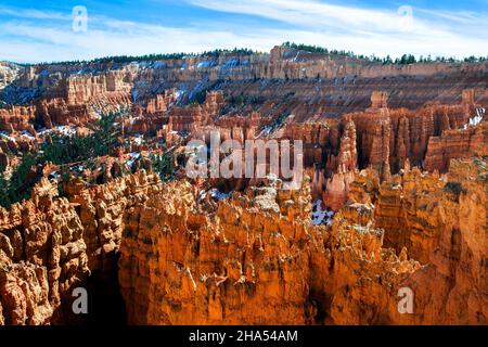 Bryce Canyon Amphitheater and most impressive Vistas from the Rim Trail, Bryce Canyon National Park, Utah Stock Photo