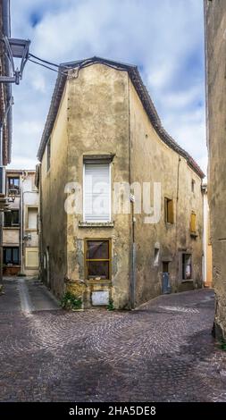 center of fleury d'aude. Stock Photo