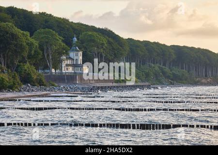 germany,mecklenburg-western pomerania,baltic sea coast,heiligendamm,shore,cottage,old Stock Photo