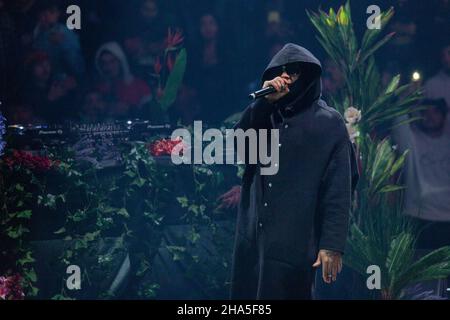 Chicago, USA. 09th Dec, 2021. Trippie Redd (Michael Lamar White II) during the Juice WRLD Day 'Fighting Demons' album release on December 9, 2021, at United Center in Chicago, Illinois (Photo by Daniel DeSlover/Sipa USA) Credit: Sipa USA/Alamy Live News Stock Photo