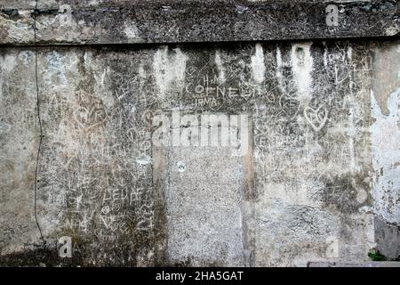 monastery wall of the monastery,säben,benedictine monastery,monastery building,monastery church,italy,south tyrol,eisacktal,klausen, Stock Photo