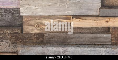 Light wood background panorama for background creation. Stock Photo