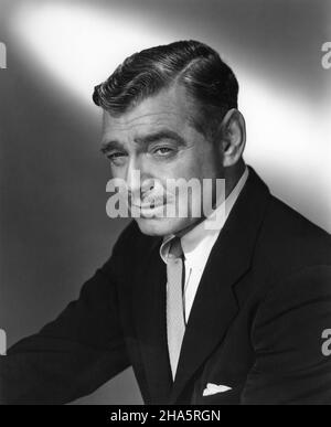 CLARK GABLE Publicity Portrait in TEACHER'S PET  1958 director GEORGE SEATON Perlberg - Seaton Productions / Paramount Pictures Stock Photo