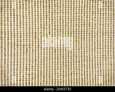Sisal background panorama for background creation. Woven rush carpet effect. Stock Photo