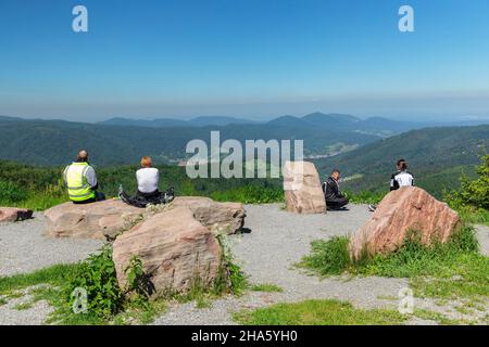 view over the northern black forest near kaltenbronn,black forest,baden-württemberg,germany Stock Photo