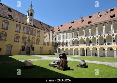 italy,south tyrol,eisacktal,brixen,city center,cathedral district,diocesan museum,hofburg Stock Photo