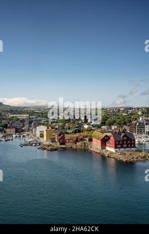 torshavn capital of the faroe islands,streymoy island,autonomous archipelago,denmark Stock Photo