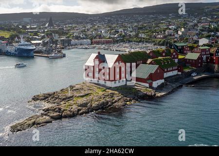 torshavn capital of the faroe islands,streymoy island,autonomous archipelago,denmark Stock Photo