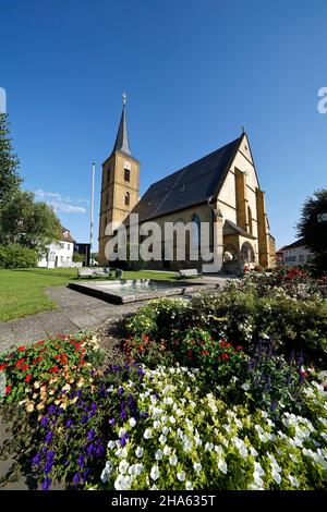 germany,bavaria,upper franconia,bamberg district,scheßlitz,parish church st. kilian