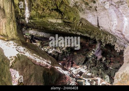 Great Cave in the Niah National Park, Malaysia Stock Photo