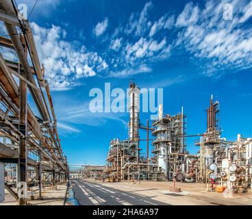 Oil Refinery in Deer Park, Texas Stock Photo - Alamy