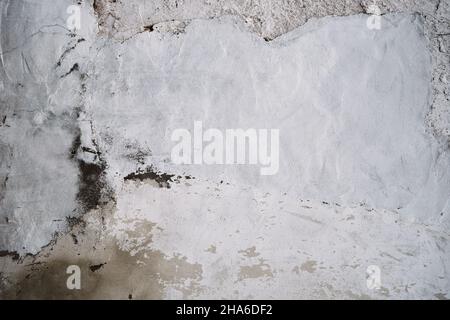 Distressed lime wash wall background Stock Photo