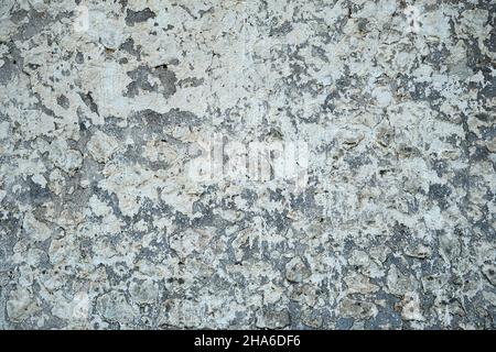 Old distressed lime wash wall Stock Photo