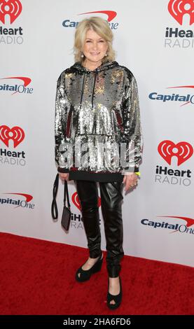 10 December 2021 - New York, New York -  .Martha Stewart in the Press Room at Z100's iHeartRadio Jingle Ball 2021 held at Madison Square Garden. (Credit Image: © J. Lingo/AdMedia via ZUMA Press Wire) Stock Photo