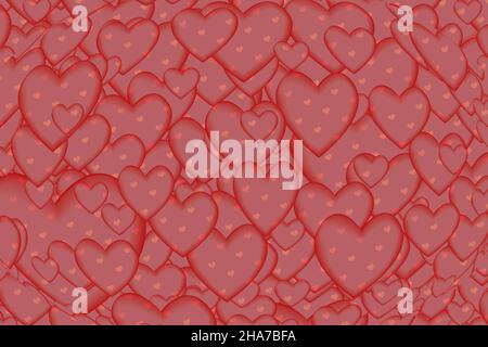 Abstract wallpaper design with a heart-shaped pattern Stock Photo