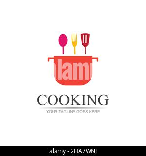 cooking logo symbol illustration design template Stock Vector