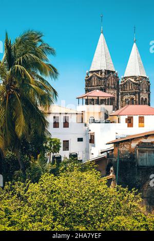 St. Joseph Church - Catholic Cathedral in Zanzibar Stone Town, Tanzania Stock Photo