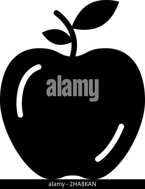 apple fruit icon image Stock Vector Image & Art - Alamy