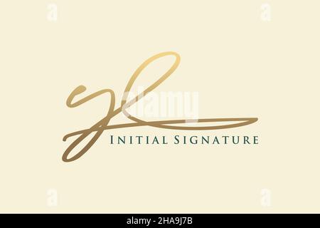 YL Initial letter handwriting and signature logo. A concept handwriting  initial logo with template element Stock Vector Image & Art - Alamy