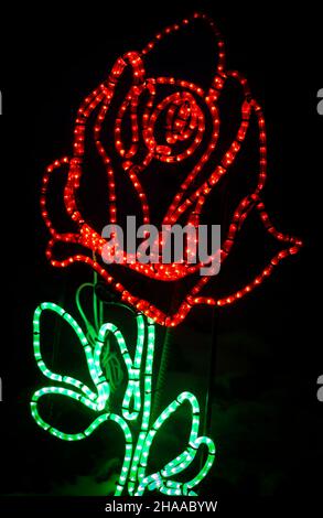 Zoolights Calgary Zoo Alberta Stock Photo