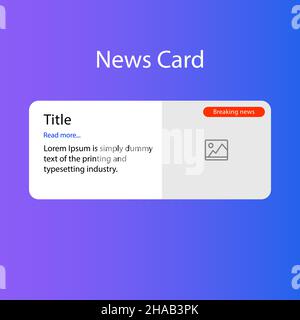 Article Card Network Interface Card Simple vector icon. Illustration symbol design ...