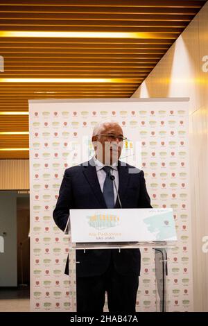 Porto, Portugal. 11th Dec, 2021. António Costa, Prime Minister, speaks during the opening of the Paediatric Ward of São João Hospital in Porto. (Photo by Teresa Nunes/SOPA Images/Sipa USA) Credit: Sipa USA/Alamy Live News Stock Photo