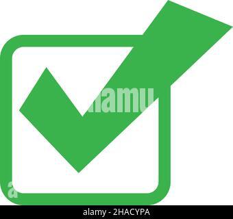 A general-purpose icon that can represent success or authentication. Stock Vector