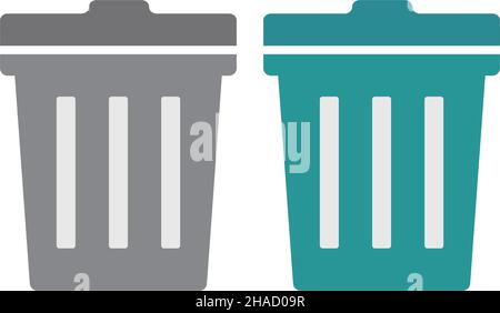 It is a simple garbage box for modern design. Stock Vector