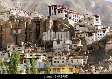 Lamayuru gompa - buddhist monastery in Indus valley - Ladakh - Jamu and Kashmir - India Stock Photo