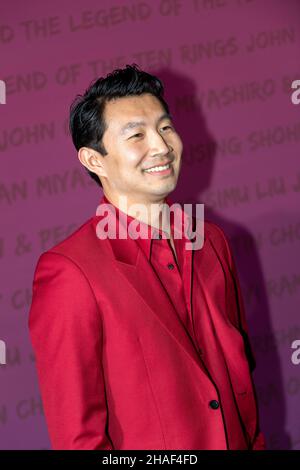Beverly Hills, California, USA. 11th Dec, 2021. Simu Liu attends 19th Annual Unforgettable Gala at The Beverly Hilton, Beverly Hills, CA on December 11, 2021 Credit: Eugene Powers/Alamy Live News