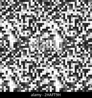Pixel background. Glitch backdrop with squares Stock Vector