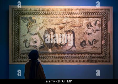 Zeugma Mosaic museum in Gaziantep,Turkey Stock Photo