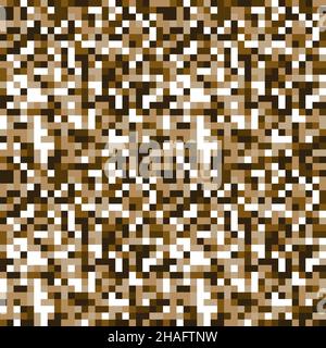 Pixel background. Glitch backdrop with squares Stock Vector