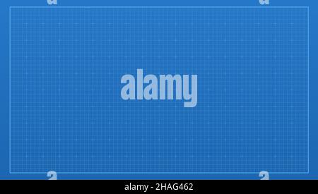 Blueprint background. Blue lined architecture Stock Vector