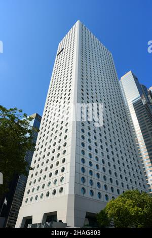 The Jardine house building in Connaught Place, Central district, Hong