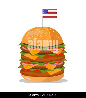 hamburger icon design vector illustration Stock Vector